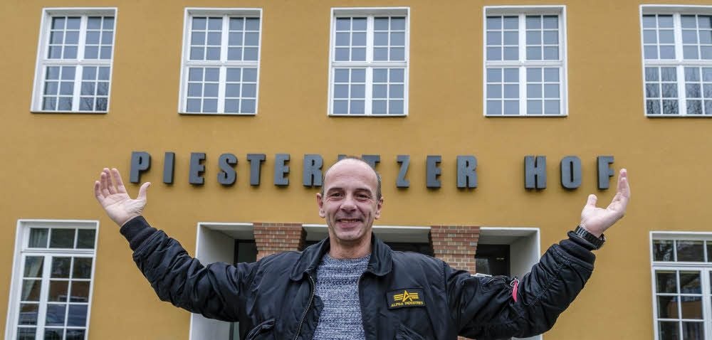 Die Zukunft des Piesteritzer Hofes liegt nun in seinen Händen. Rudolf Kleinschnitz möchte im Juni eröffnen.