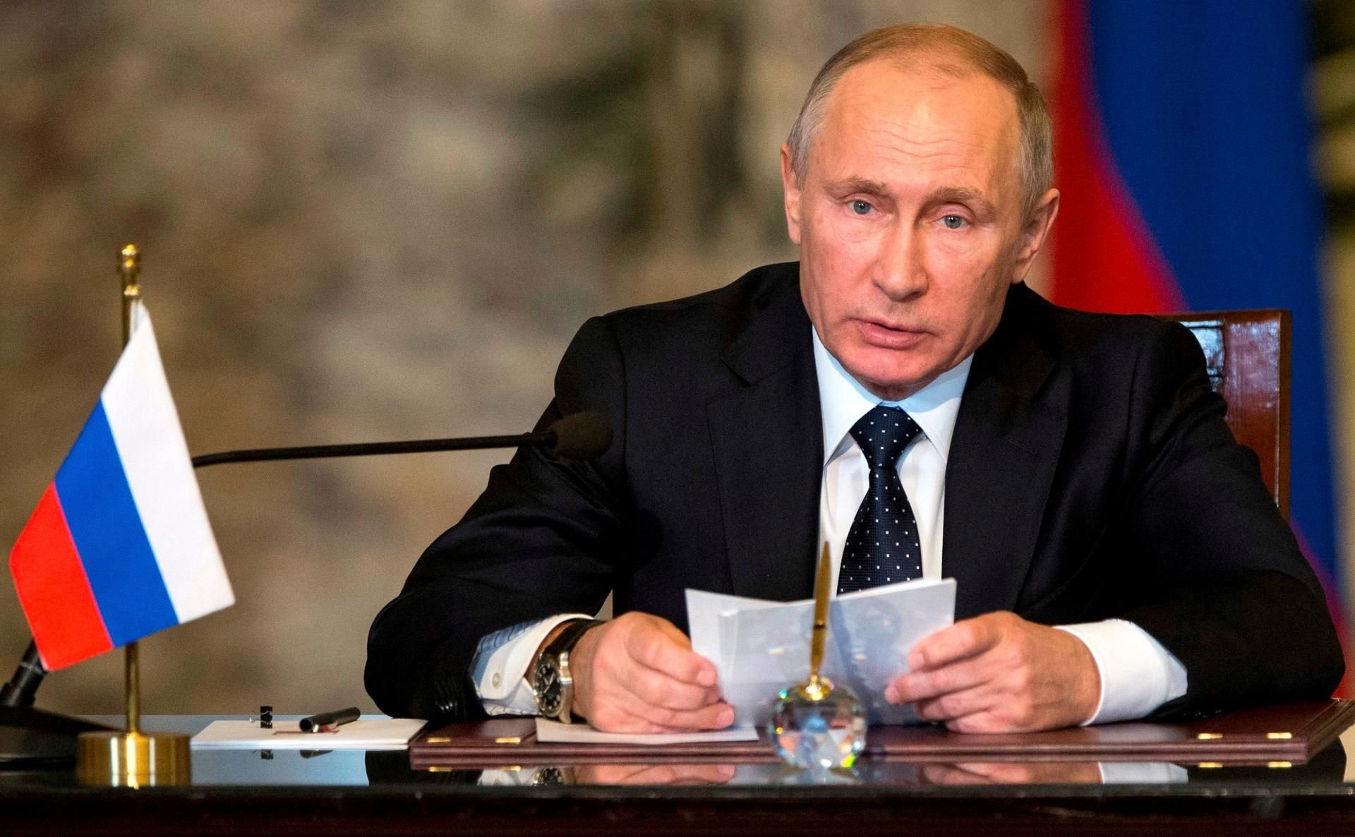 Russlands Präsident Wladimir Putin bedankte sich bei Donald Trump.