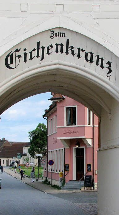 Im Wörlitzer „Eichenkranz“, da kann man was erleben.