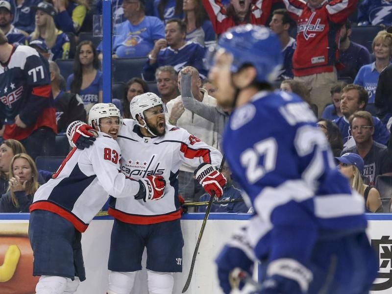 Die Washington Capitals gewannen das sechste Spiel der Halbfinalserie gegen die Tampa Bay Lightning klar mit 3:0. Foto: Dirk Shadd