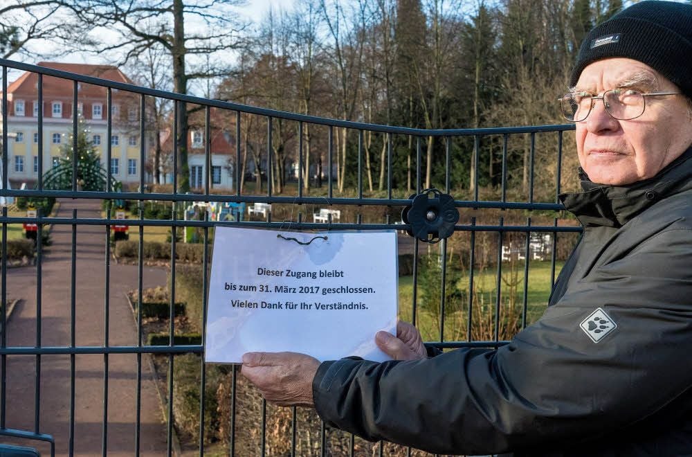 Wolfgang Sachs wurde wie viele andere von den verschlossene Toren überrascht.