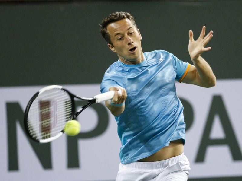 Steht in Monte Carlo in Runde zwei: Philipp Kohlschreiber. Foto: Ringo Chiu/ZUMA Wire