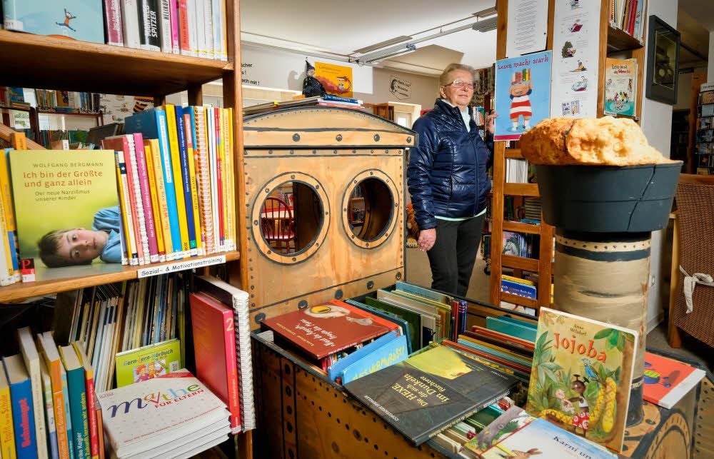 Hannelore Zimmermann hat einst in der Großküche gearbeitet, die heute eine Bibliothek ist.
