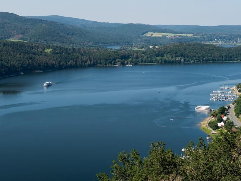 Neue Regeln für Wasserabgabe des Edersees werden getestet. Foto: Swen Pförtner