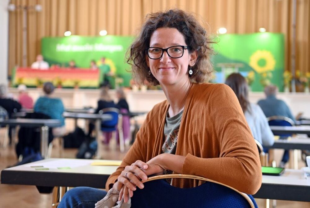 Antje Buschschulte beim Grünen-Parteitag