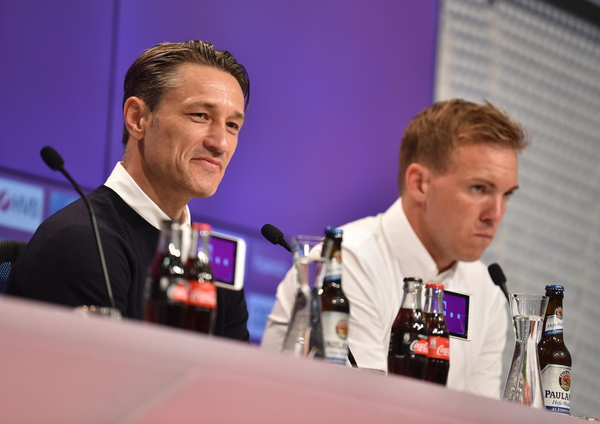 Debütieren als Trainer in der Champions League: Niko Kovac (l.) und Julian Nagelsmann.