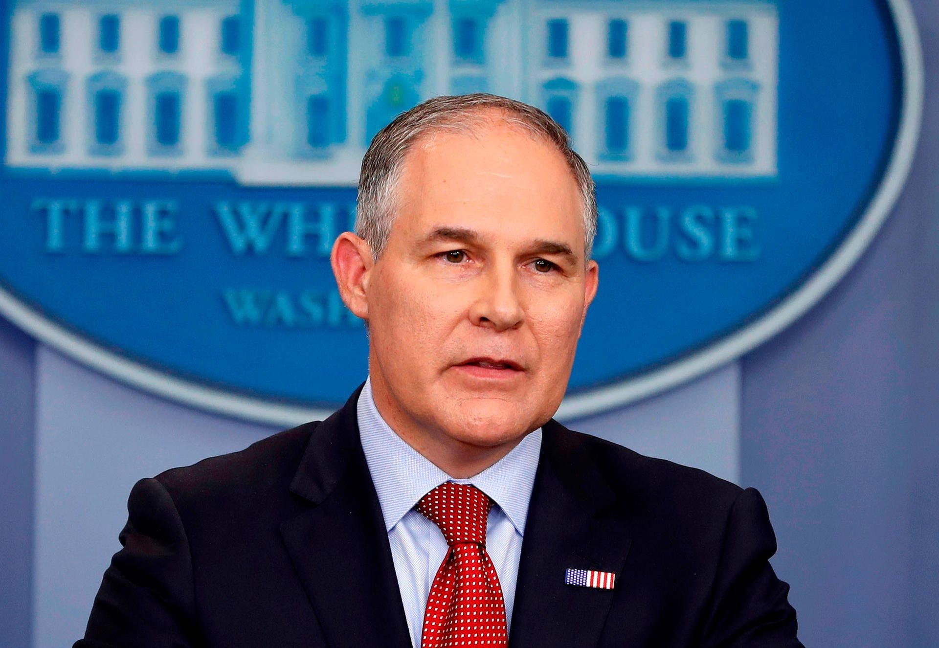 Scott Pruitt, Leiter der Umweltbehörde EPA