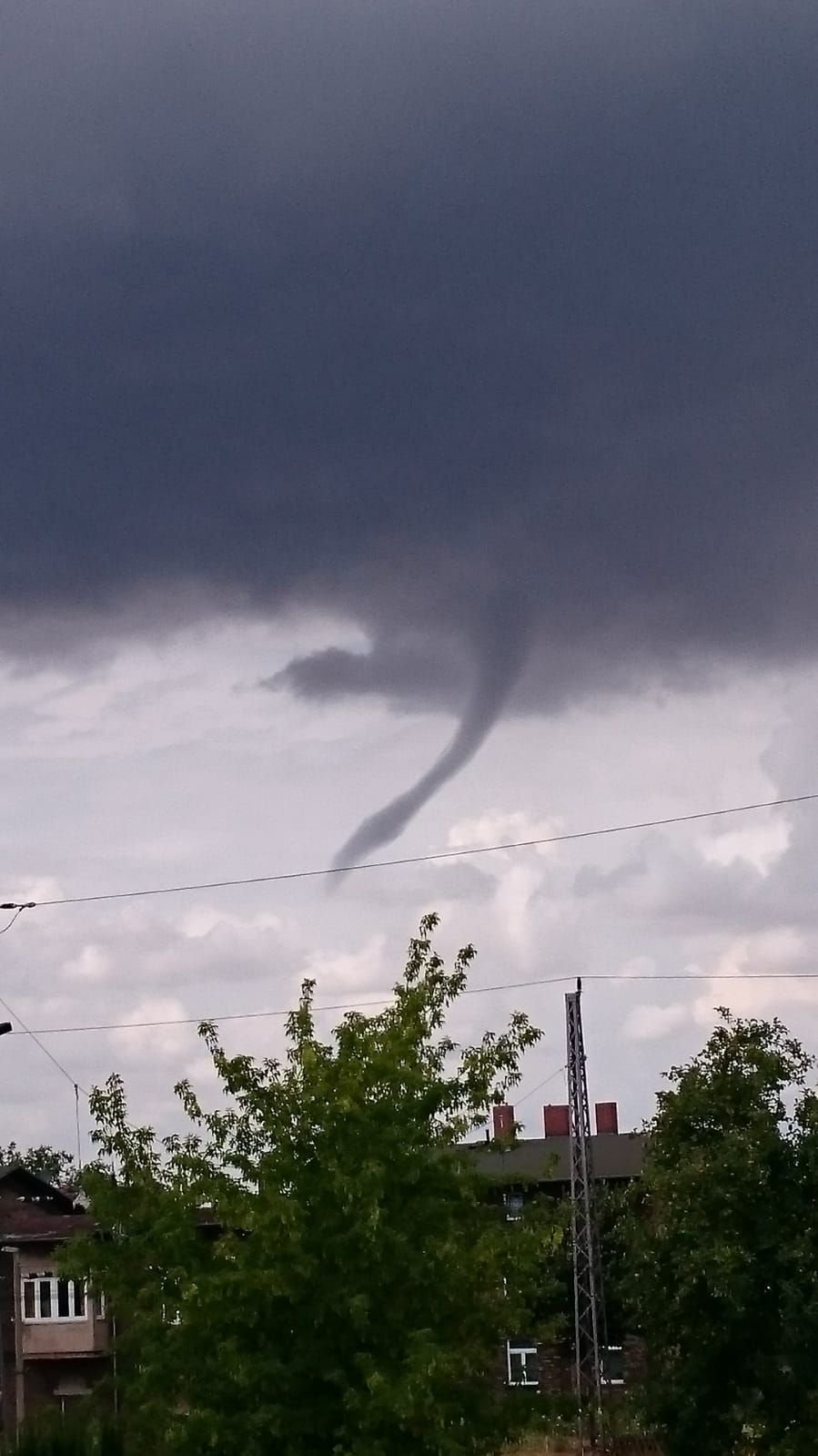 Der Funnel war auch aus dem benachbarten Röblingen zu sehen.