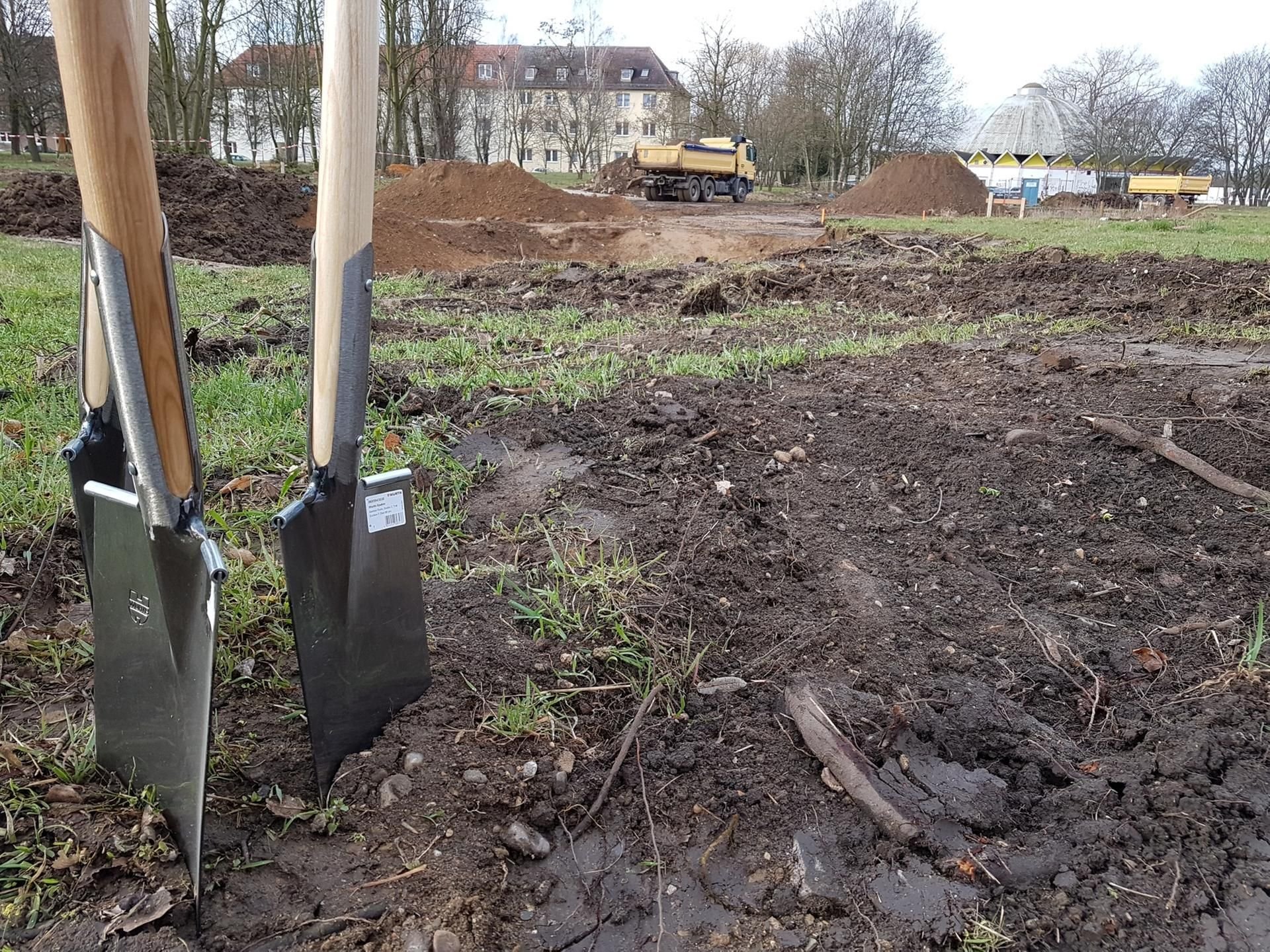 Spatenstich beim Arbeiter-Samariter-Bund in Merseburg