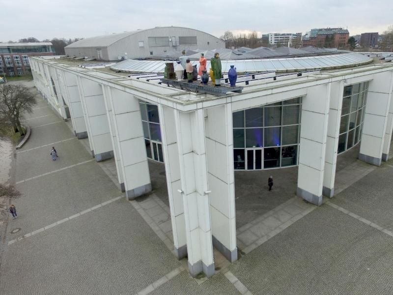 Die Musik- und Kongresshalle (MUK) in Lübeck. Foto: Carsten Rehder/Archiv