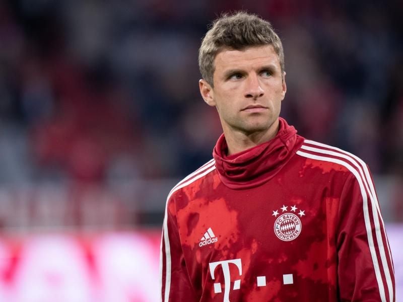 Kommt gegen Frankfurt zu seinem 500. Pflichtspiel im Bayern-Trikot: Thomas Müller. Foto: Sven Hoppe/dpa