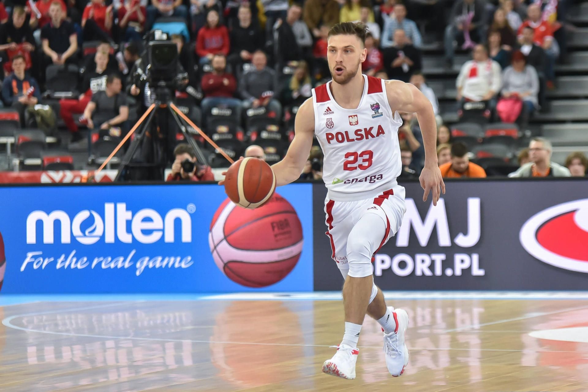 Michal Michalak bei einem Basketballturnier im Februar 2020.