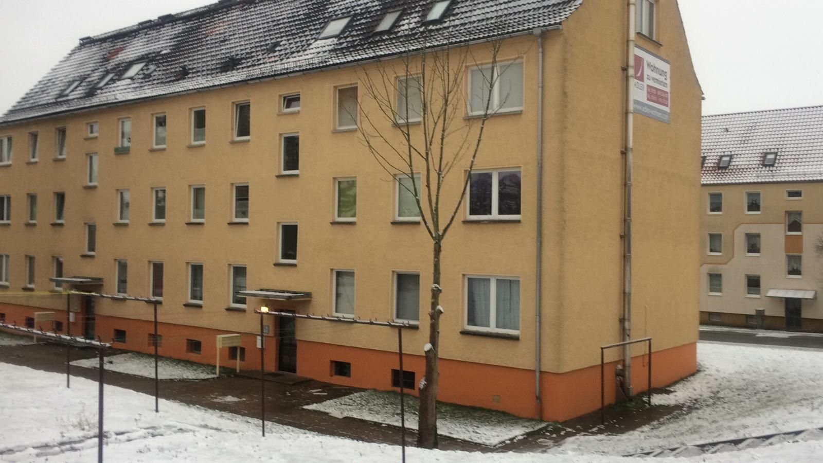Wohnblock in der Erich-Weinert-Straße in Sangerhausen.