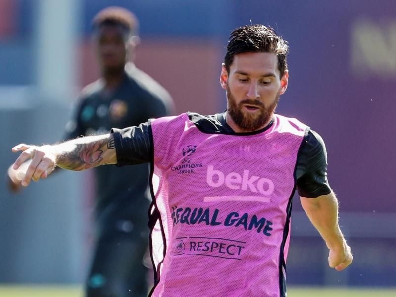 Hat wieder beim FC Barcelona trainiert: Lionel Messi. Foto: Miguel Ruiz/UEFA/dpa