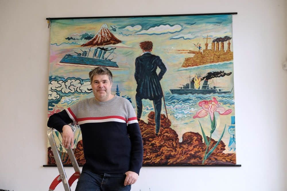 Georg Barber ist Halles Comicprofessor.