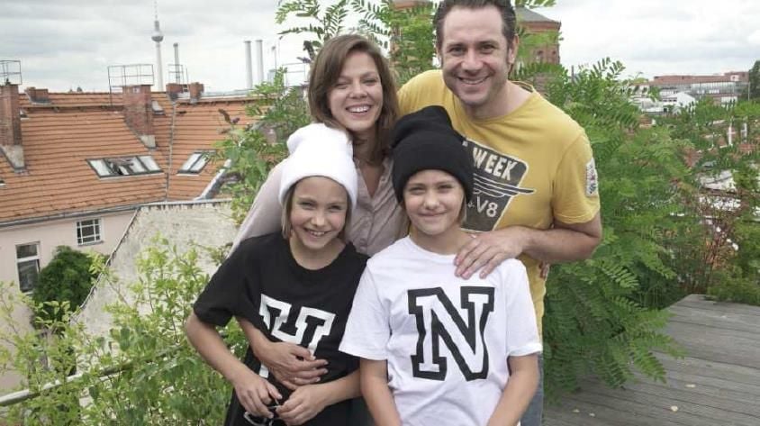 Jessica Schwarz, Sascha Vollmer, Laila und Rosa Meinecke