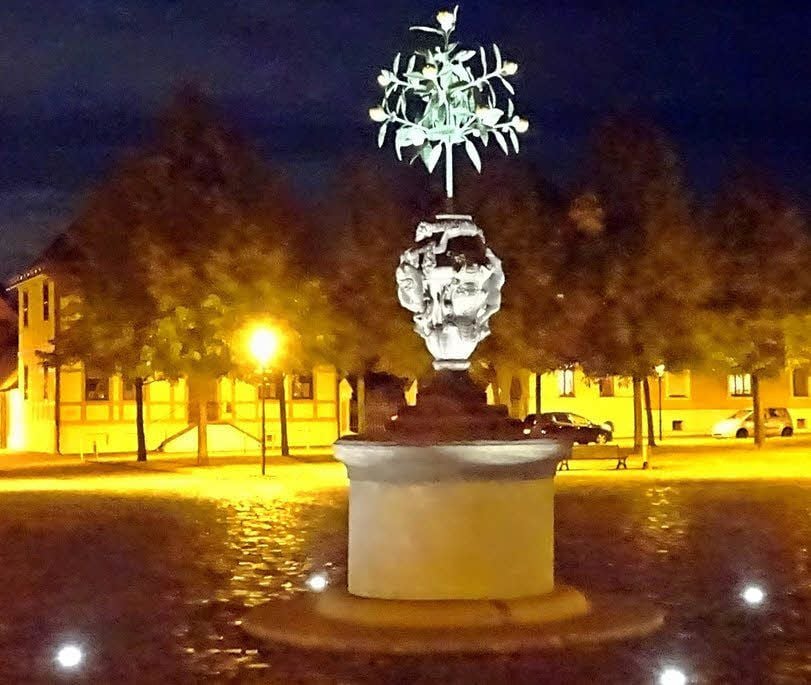 Angestrahlt: Der Orangenbaum in Oranienbaum
