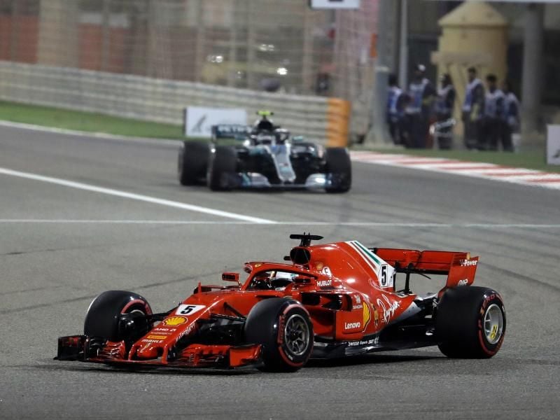 Sebastian Vettel geht als WM-Führender in der Großen Preis von China in Shanghai. Foto: Luca Bruno