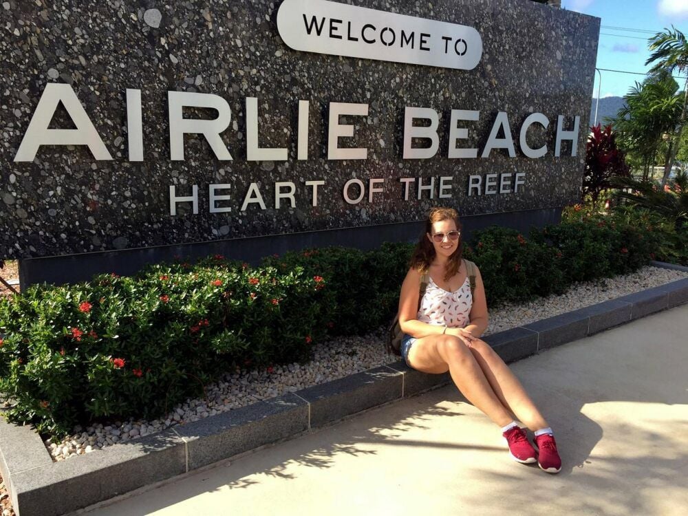 Airlie Beach in Queensland hat sie auf ihrer Tour auch besucht.