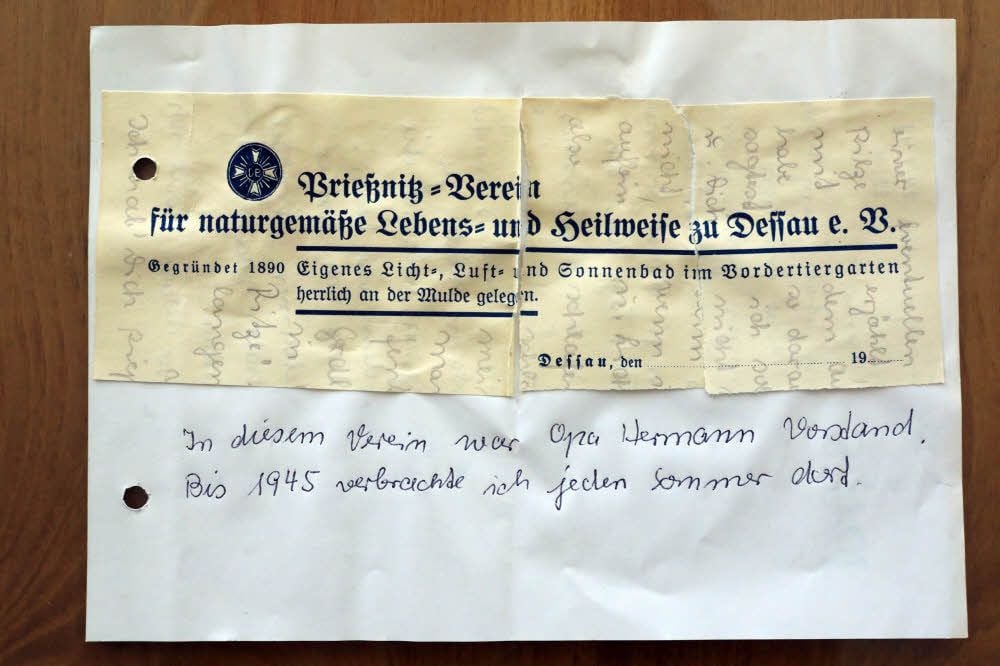 Der Briefkopf des 1890 gegründeten Vereins.