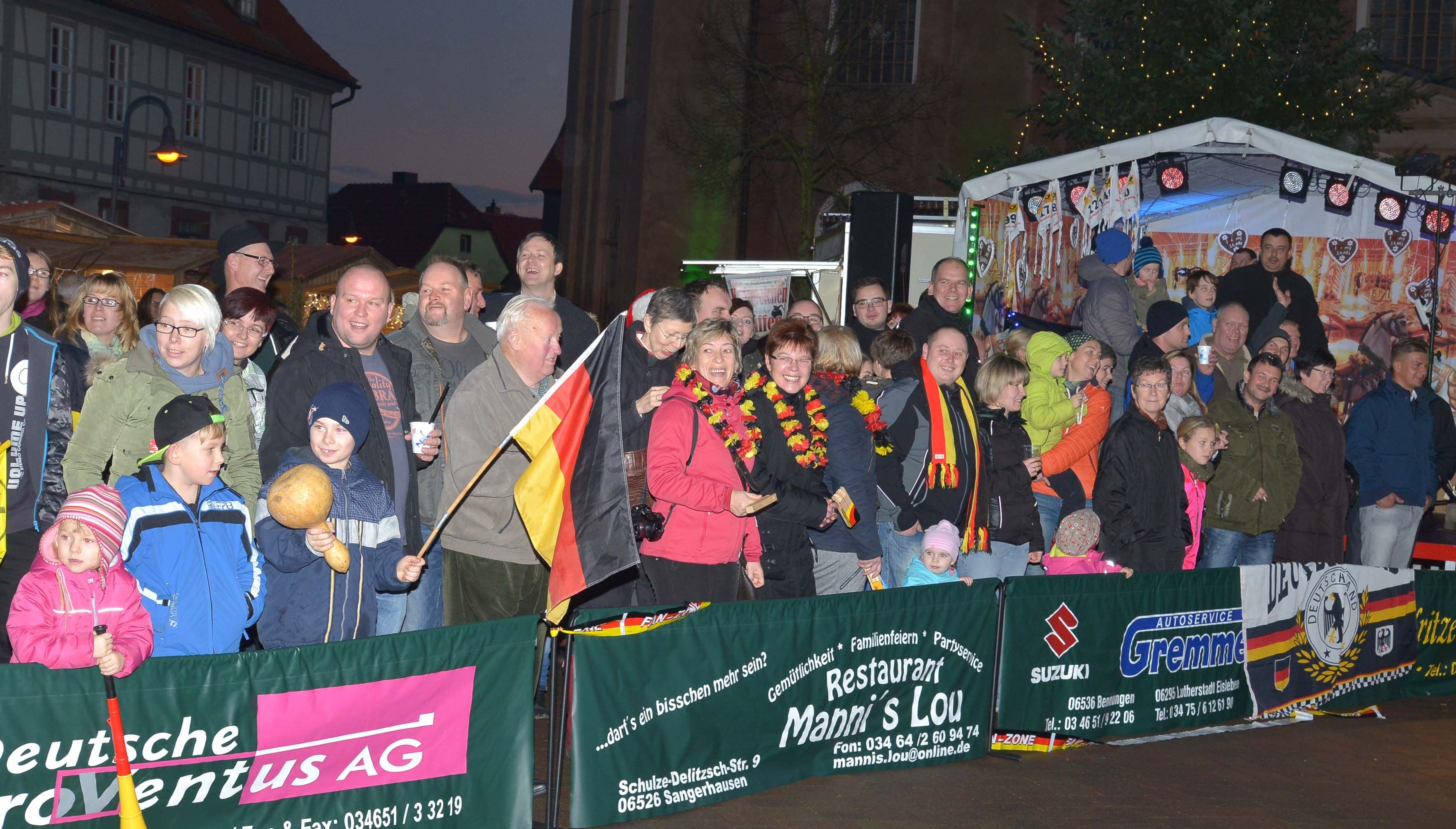 Es herrschte ausgelassene Stimmung an der Loipe in der Bennunger „Rolandarena" im vergangenen Jahr.