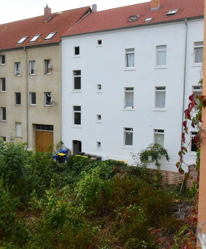 In diesem Hinterhof ist das Messer gefunden worden.