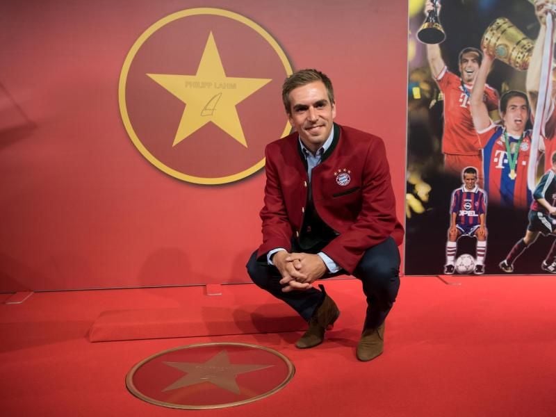 Philipp Lahm bekam einen Stern in der Hall of Fame des FC Bayern München. Foto: Sven Hoppe