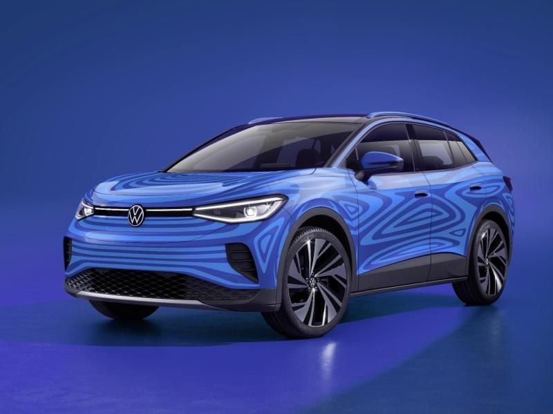 Zweites Elektroauto: Der ID4 soll noch in diesem Jahr in den Handel kommen. Foto: Volkswagen AG/dpa-tmn
