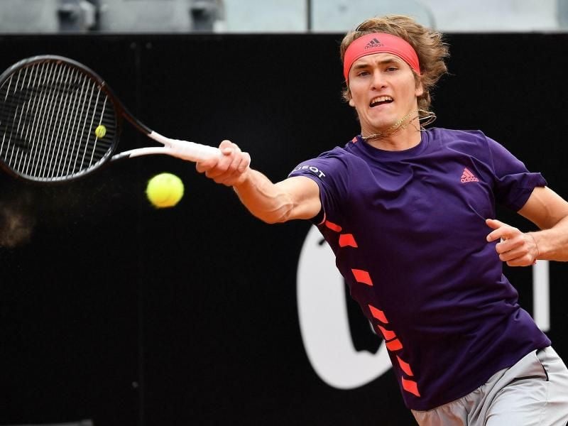 Alexander Zverev hat sein Auftaktmatch in Rom verloren. Foto: Ettore Ferrari/ANSA/AP