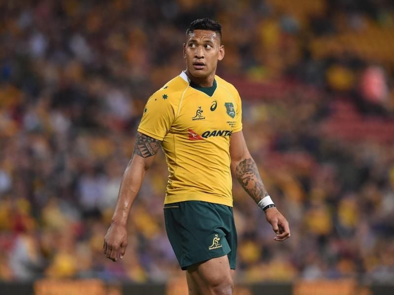 Israel Folau hatte sich schwulenfeindlich geäußert. Foto: Dave Hunt