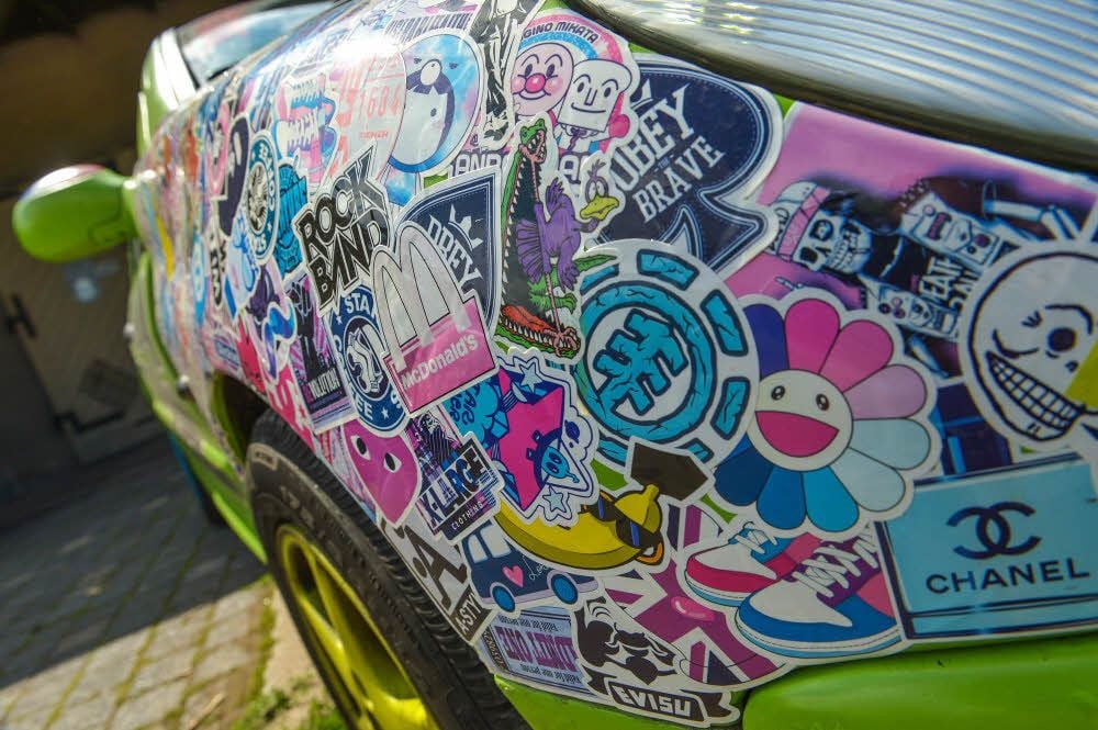 Beklebte Kotflügel sind ein Markenzeichen der "Ratten".