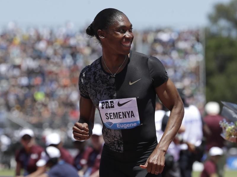 Droht mit dem WM-Boykott: Caster Semenya. Foto: Jeff Chiu/AP