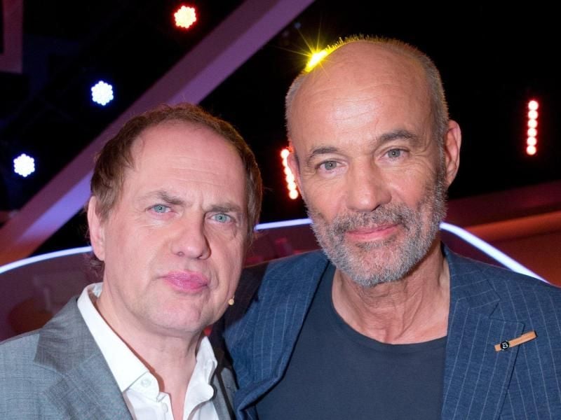 Uwe Ochsenknecht (l) und Heiner Lauterbach stehen wieder gemeinsam vor der Kamera. Foto: Jörg Carstensen