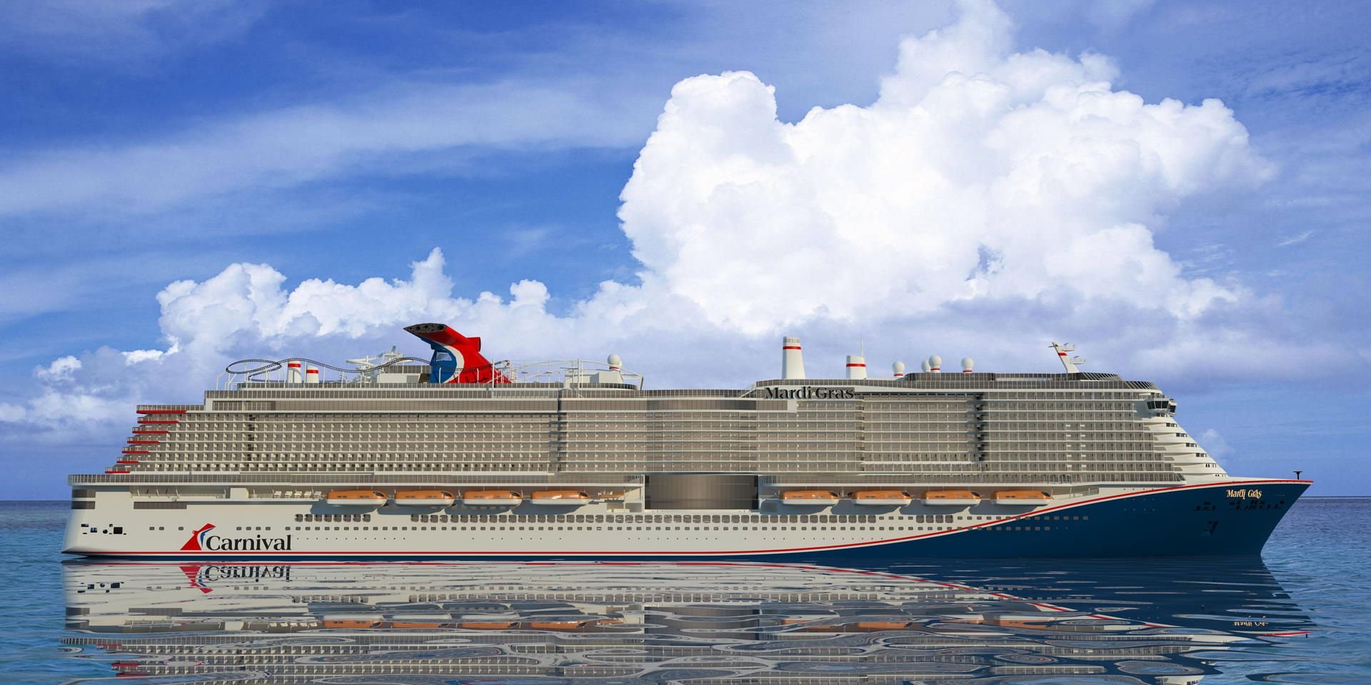 Das neue Kreuzfahrtschiff Mardi Gras, das 2020 in See stechen soll, bietet seinen Passagieren besonders viele Rekorde.