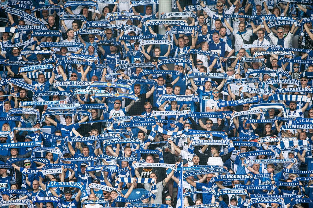 Die Fans des 1. FC Magdeburg