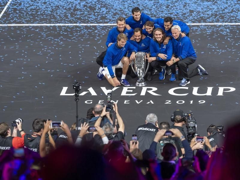 Das Team Europe hatte 2019 den Laver Cup in Genf gewonnen. Foto: Martial Trezzini/KEYSTONE/dpa