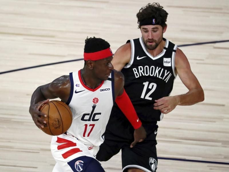 Isaac Bonga (l) verlor erneut mit den Washington Wizards. Foto: Kim Klement/Pool USA Today Sports/AP/dpa