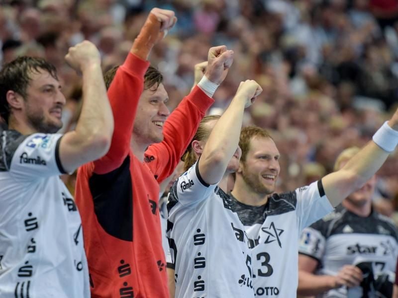 Der THW Kiel besiegte die Füchse Berlin mit 25:20. Foto: Axel Heimken