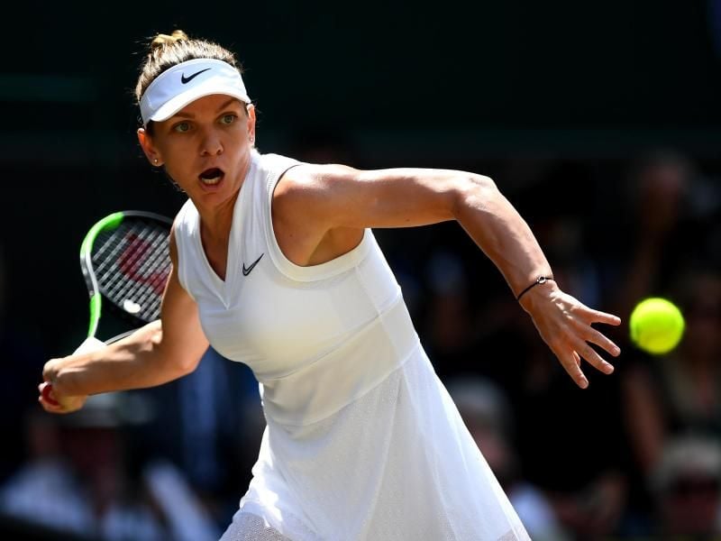 Steht im Finale von Wimbledon: Die Rumänin Simona Halep. Foato: Victoria Jones/PA Wire Foto: Victoria Jones