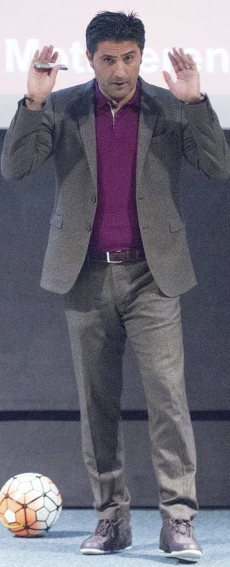 Babak Rafati bei einem seiner Vorträge
