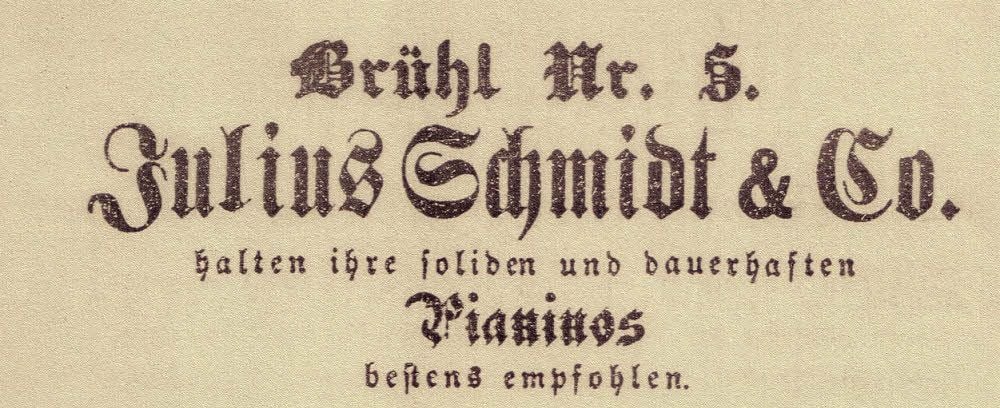 Auch die Zeitzer Klavierbau-Tradition reicht bis in den Brühl.