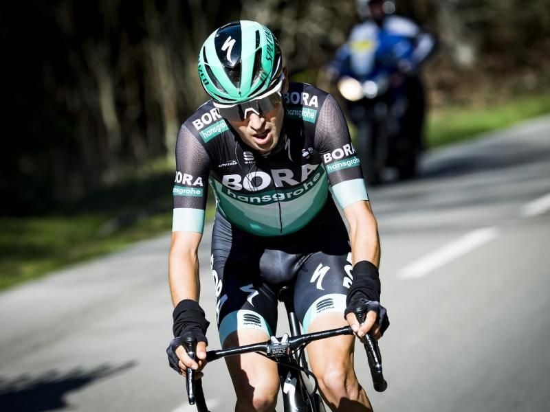Emanuel Buchmann hat einen Sieg auf der Königsetappe des 71. Criterium du Dauphiné nur knapp verpasst. Foto: J.-C. Bott/KEYSTONE/dpa