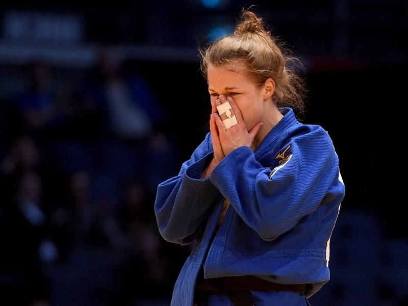 Brachte eine Silbermedaille von der Judo-EM in Tel Aviv mit nach Hause: Theresa Stoll. Foto: Jonas Güttler