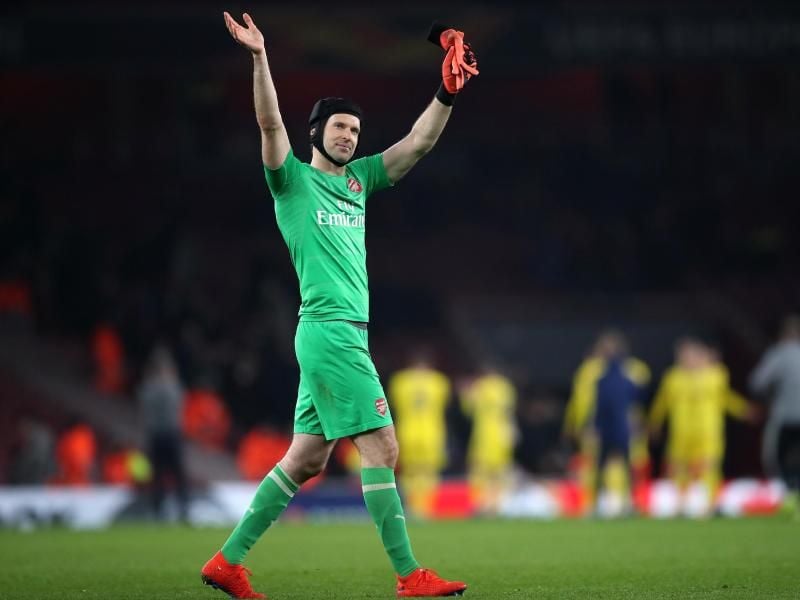 Arsenals Torwart Petr Cech beendet nach dem Finale der Champions League seine Karriere. Foto: Nick Potts/PA Wire