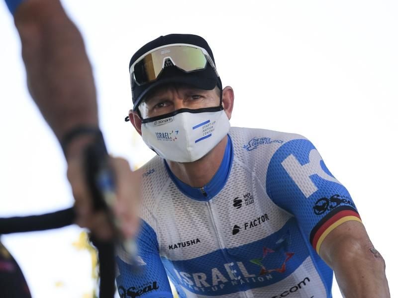 Die 107. Tour de France wird wohl die letzte Frankreich-Rundfahrt von André Greipel sein. Foto: Christophe Petit-Tesson/pool EPA/via AP/dpa
