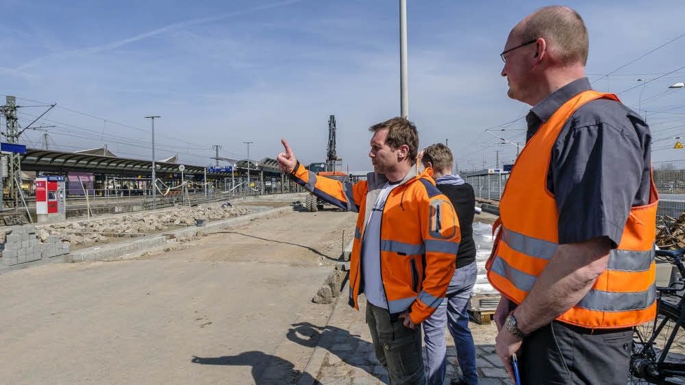 Baustellen in Wittenberg Baustellen in Wittenberg Die Spur der Bagger