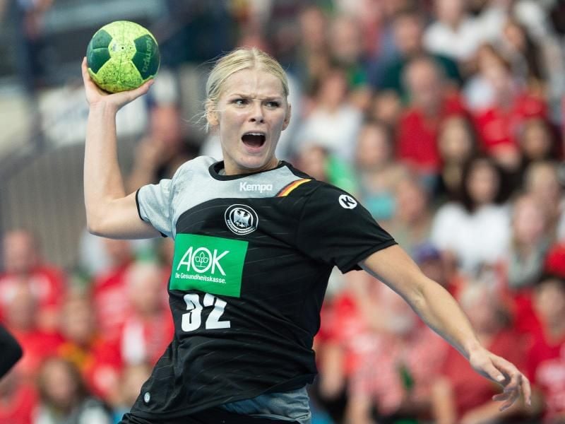Shenia Minevskaja ersetzt die verletzte Alina Grijseels bei den DHB-Frauen. Foto: Swen Pförtner
