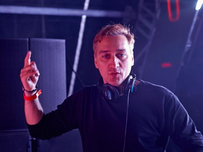 DJ Paul van Dyk 2016 in Kastellaun (Rheinland-Pfalz) beim Technofestival „Nature One”. Foto: Thomas Frey