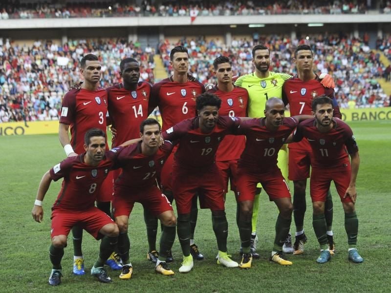 Die portugiesische Fußball-Nationalmannschaft. Foto: Paulo Duarte/AP