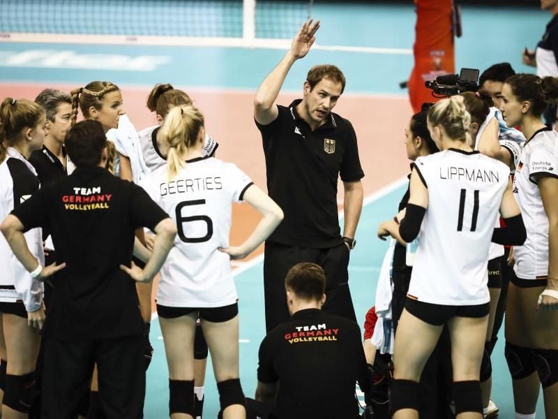 Die deutschen Volleyballerinnen waren gegen Serbien chancenlos. Foto: FIVB/AP